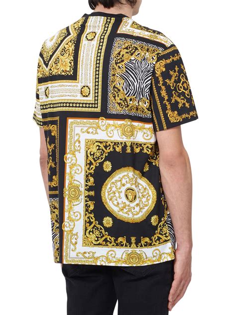 versace v2 shirt|Versace t shirt men price.